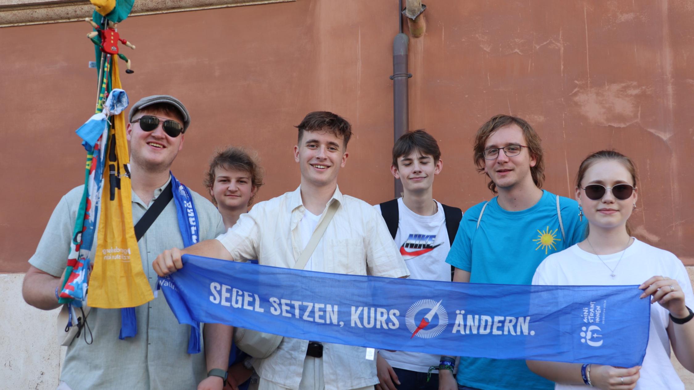 Das Motto der Wallfahrt: „Segel setzen, Kurs ändern.“