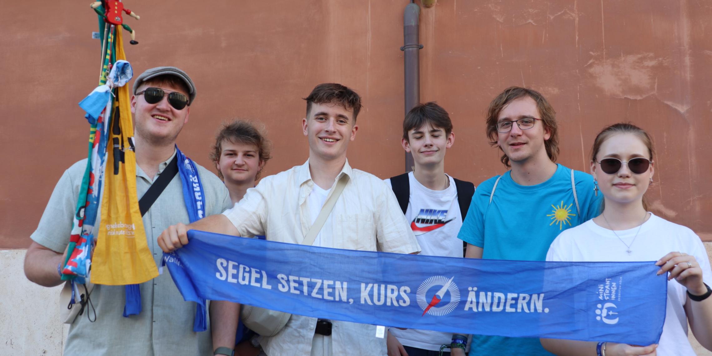 Das Motto der Wallfahrt: „Segel setzen, Kurs ändern.“