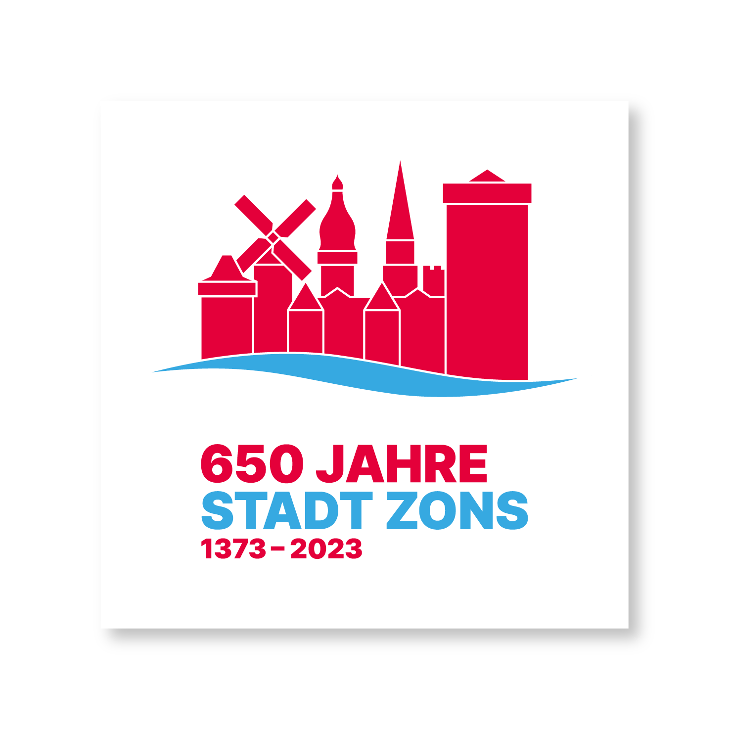 Logo 650 Jahre Stadt Zons