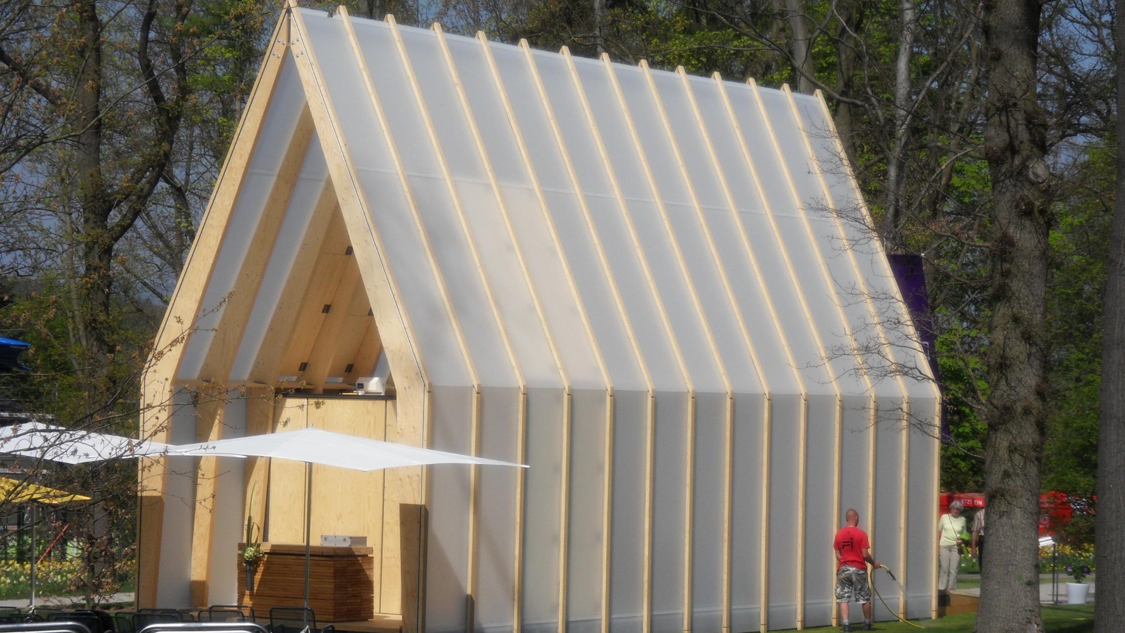Die 'Lichtkirche' auf der Landesgartenschau in Bad Naunheim