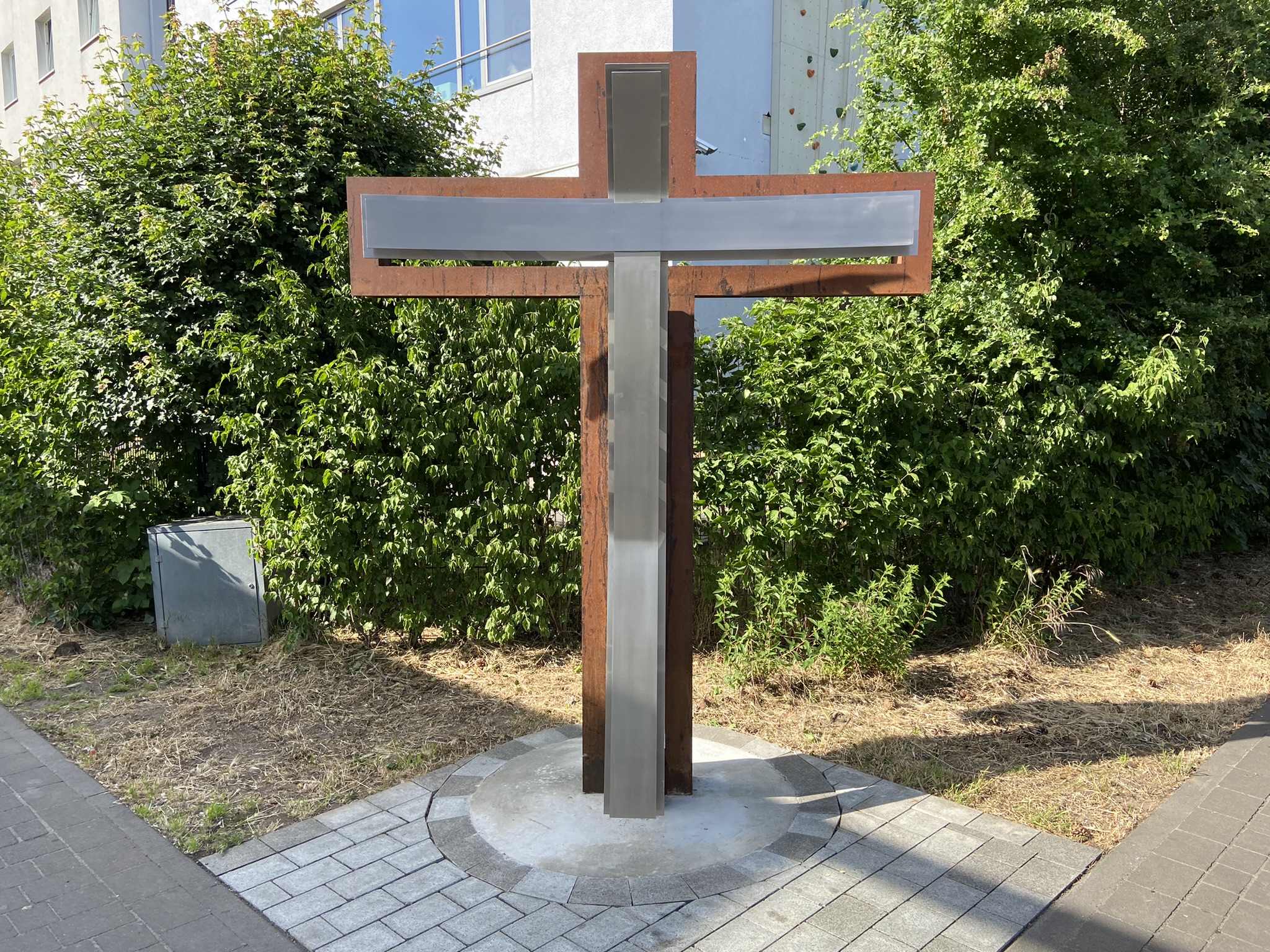 Wegekreuz am Dormagener Bahnhof