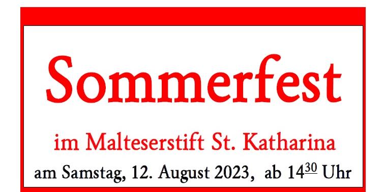 Sommerfest im Malteserstift St. Katharina
