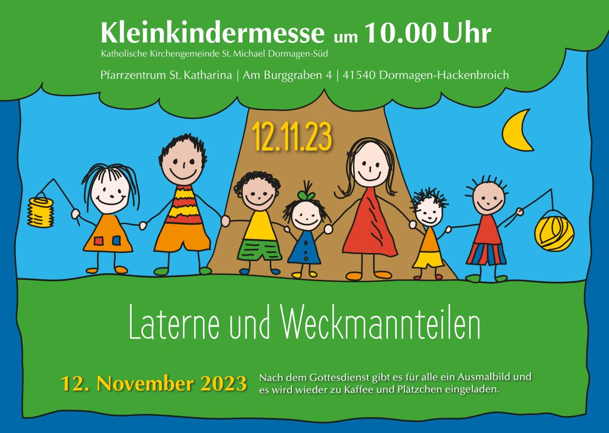 Kleinkindermesse am 12. November