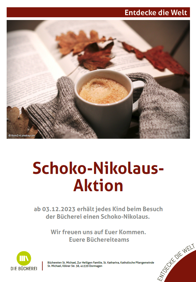 Schoko-Nikolaus-Aktion in den Büchereien
