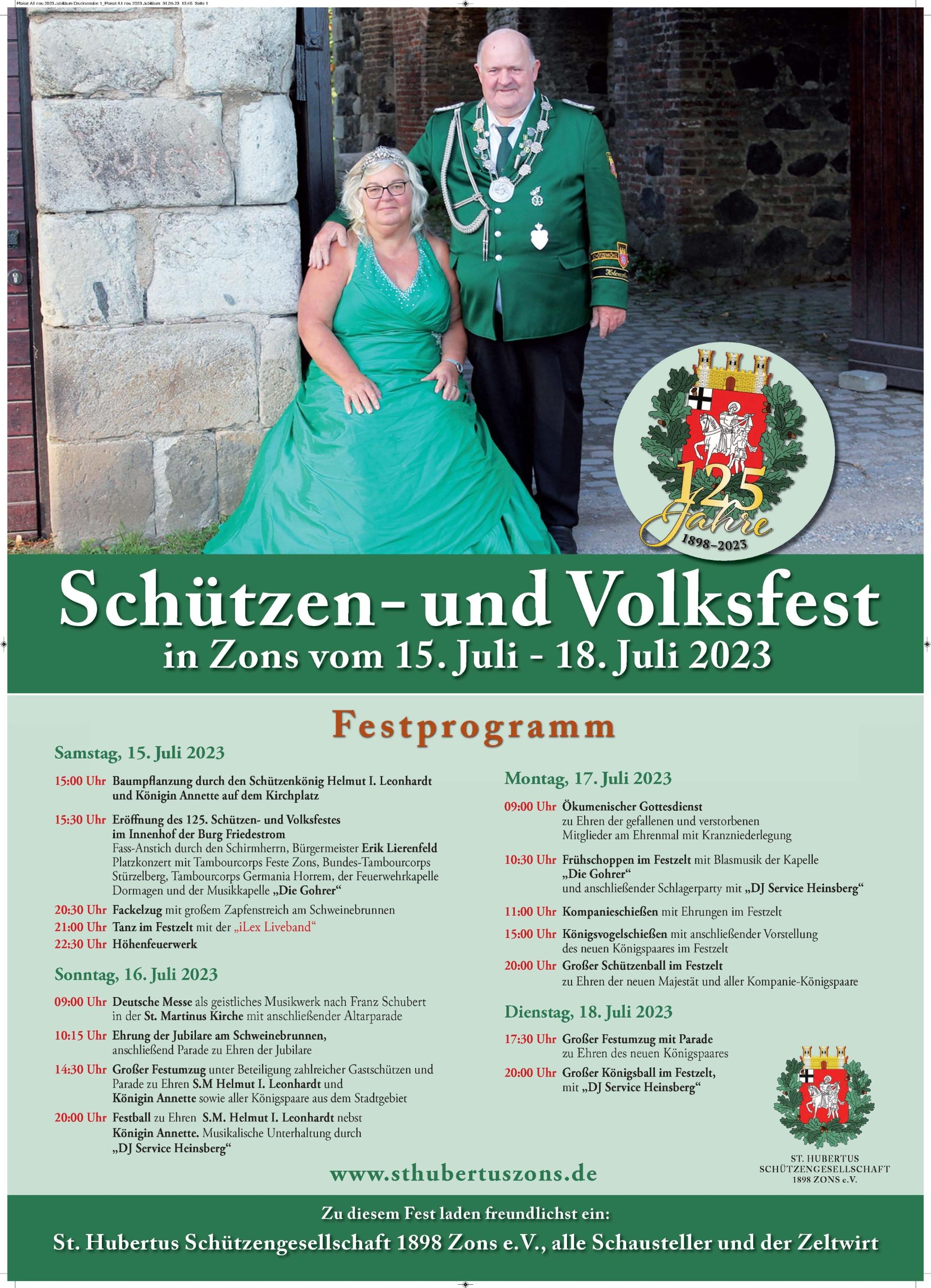 Schützenfest 2023 Zons
