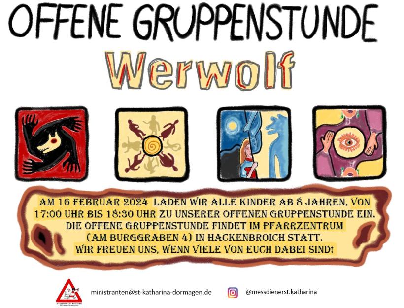 offene Gruppenstunde: Die Werwölfe von Düsterwald