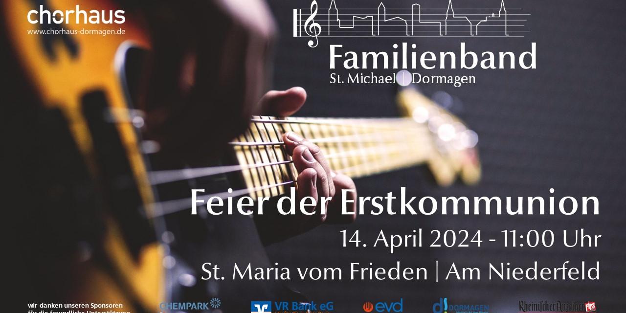 Feier der Erstkommunion in St. Maria vom Frieden am 14.04.2024