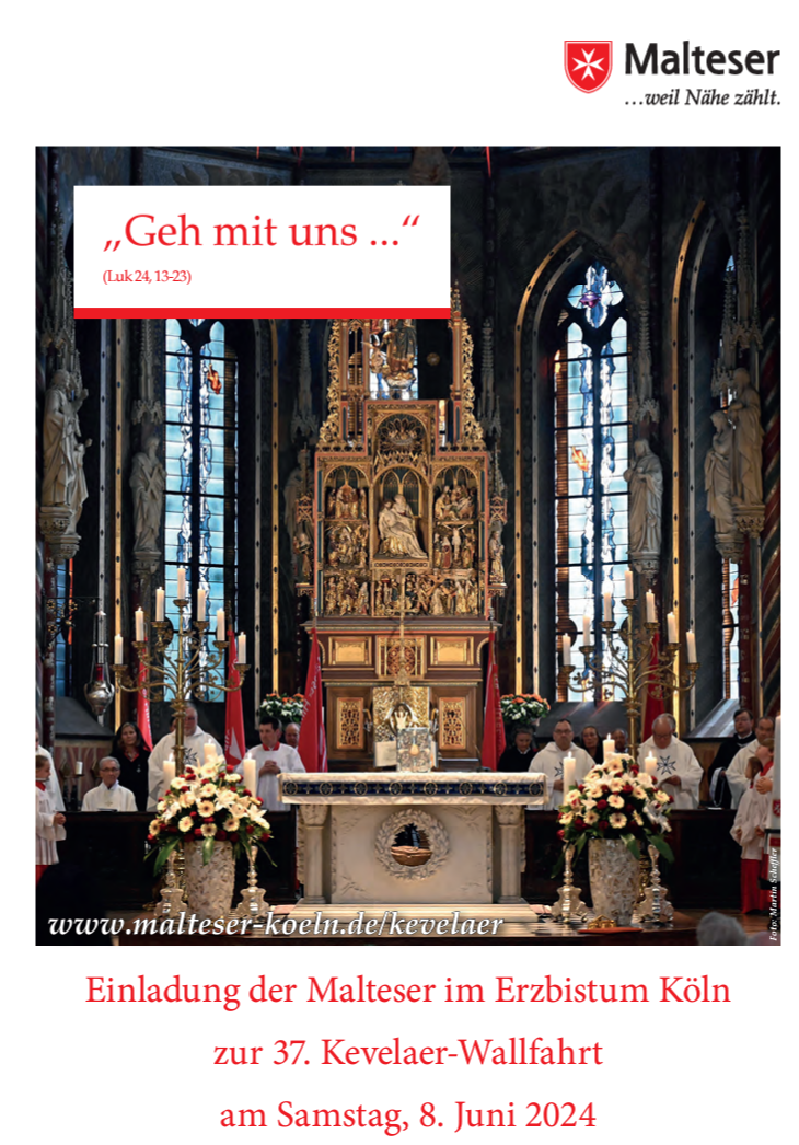 37. Kevelaer-Wallfahrt der Malteser am 08.06.2024