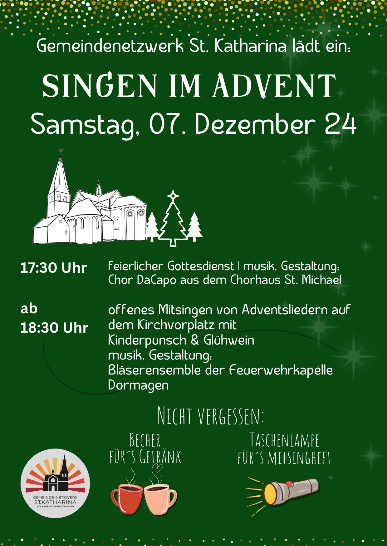 Singen im Advent an St. Katharina 2024