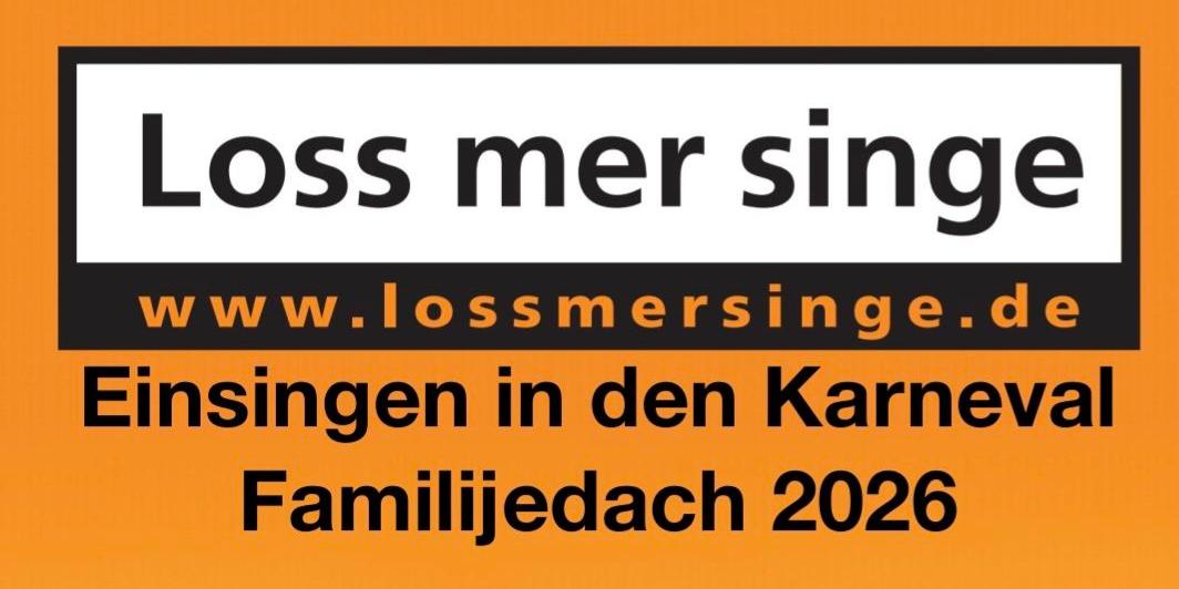 Loss mer singe - Familijedach 2026