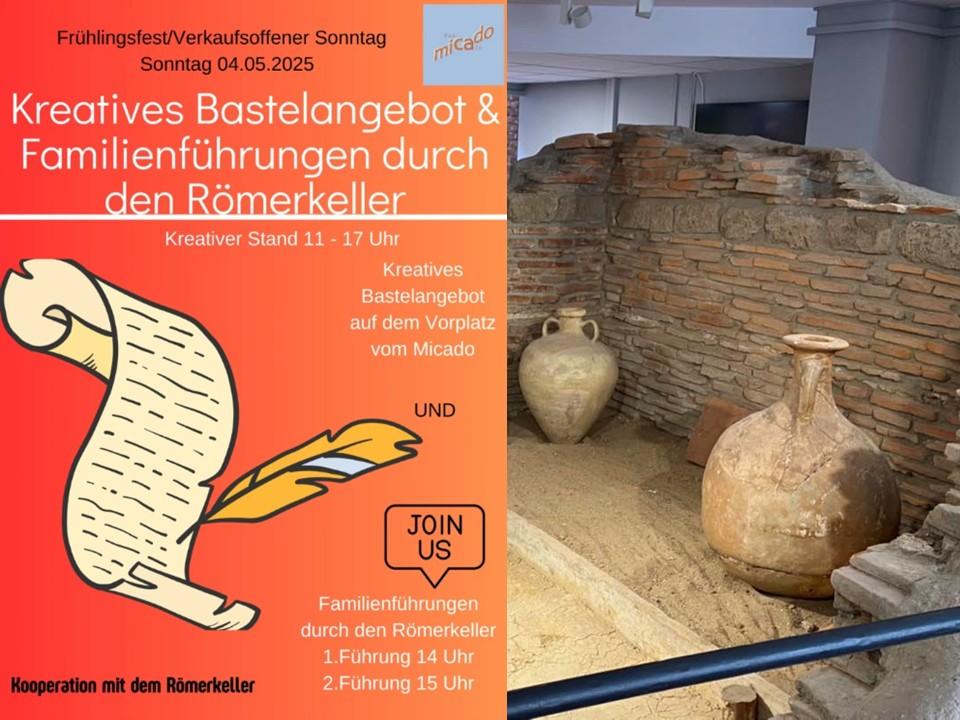 Angebote im Römerhaus beim Frühlingsfest