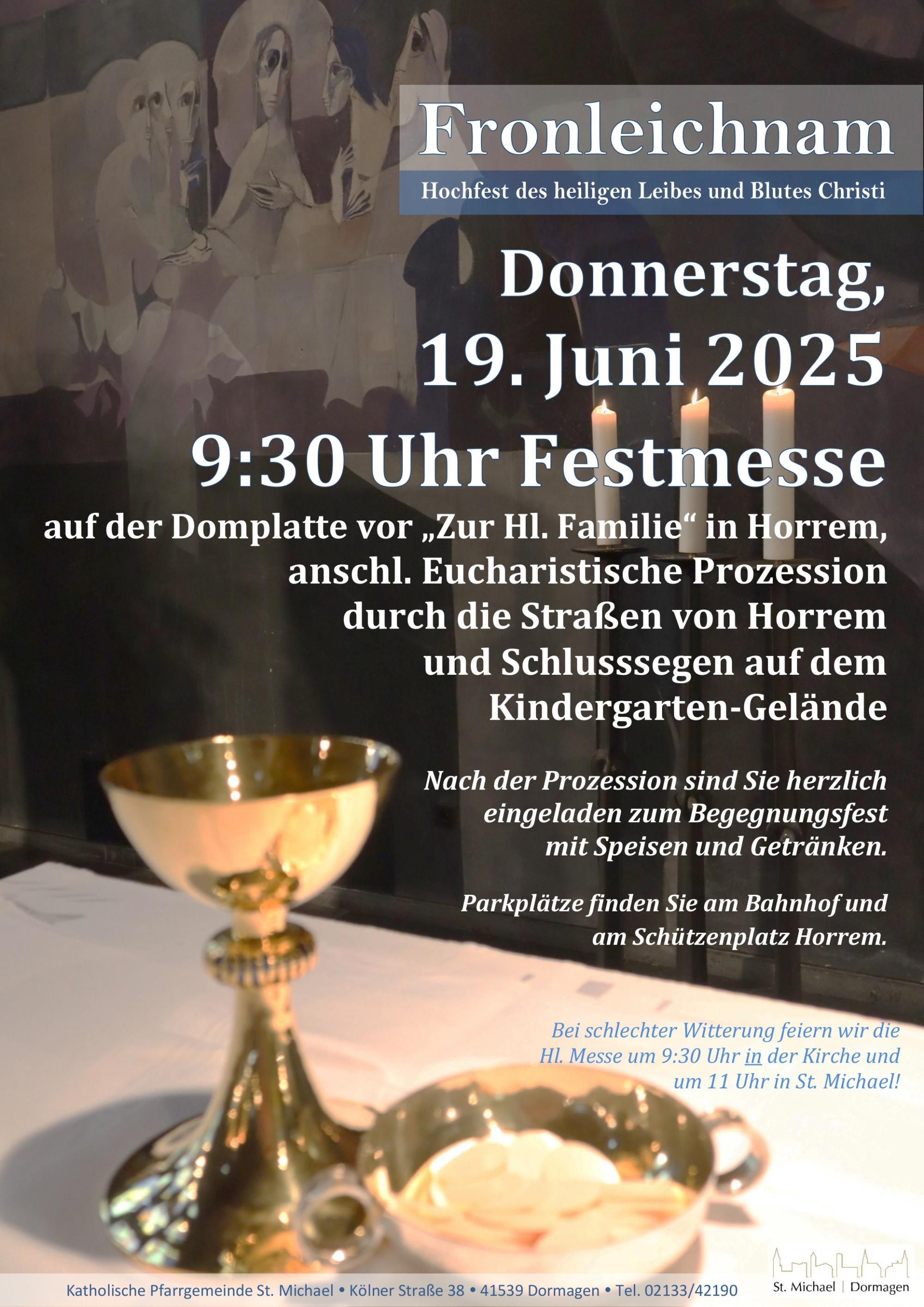 Plakat Fronleichnam 2025