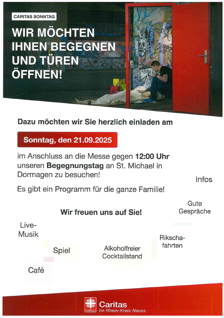 Begegnungsfest zum Caritas-Sonntag
