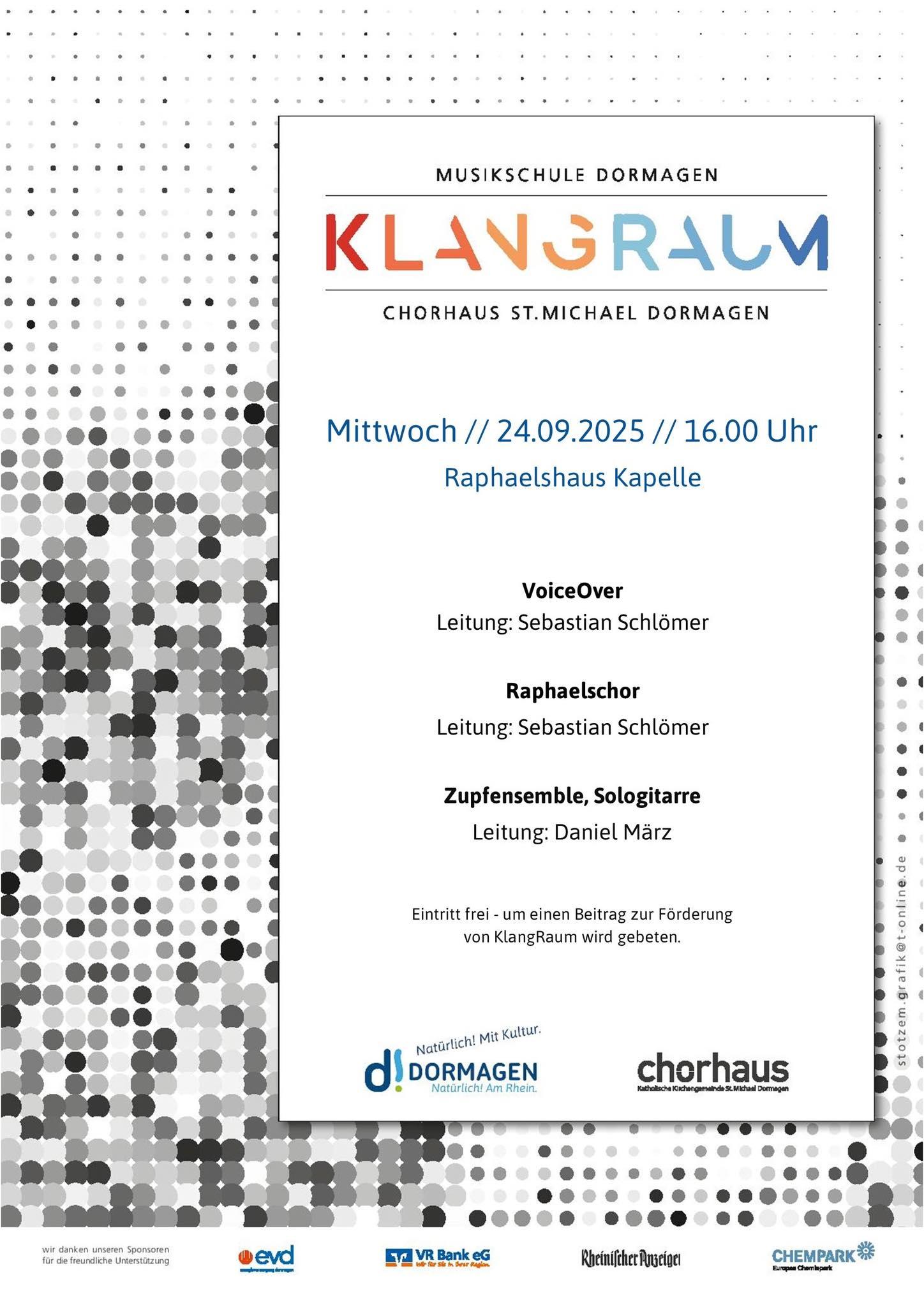 KLANGRAUM Konzert am 24.09.2025