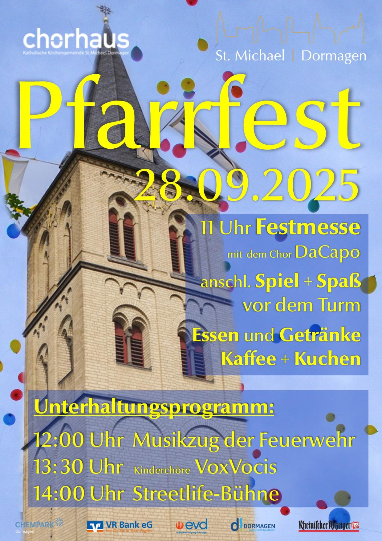 Plakat Pfarrfest 2025