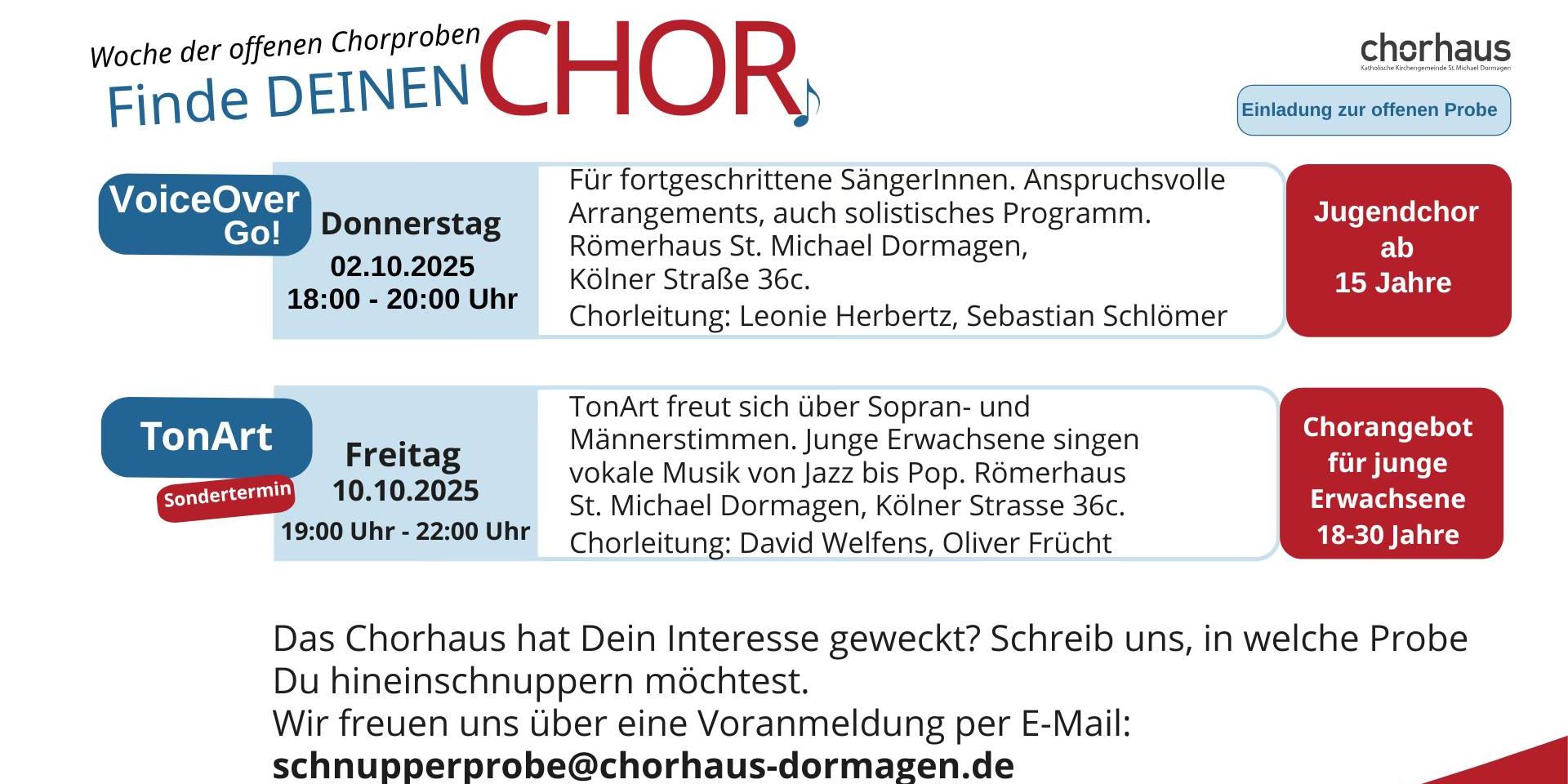 Schnupperprobe bei TonArt