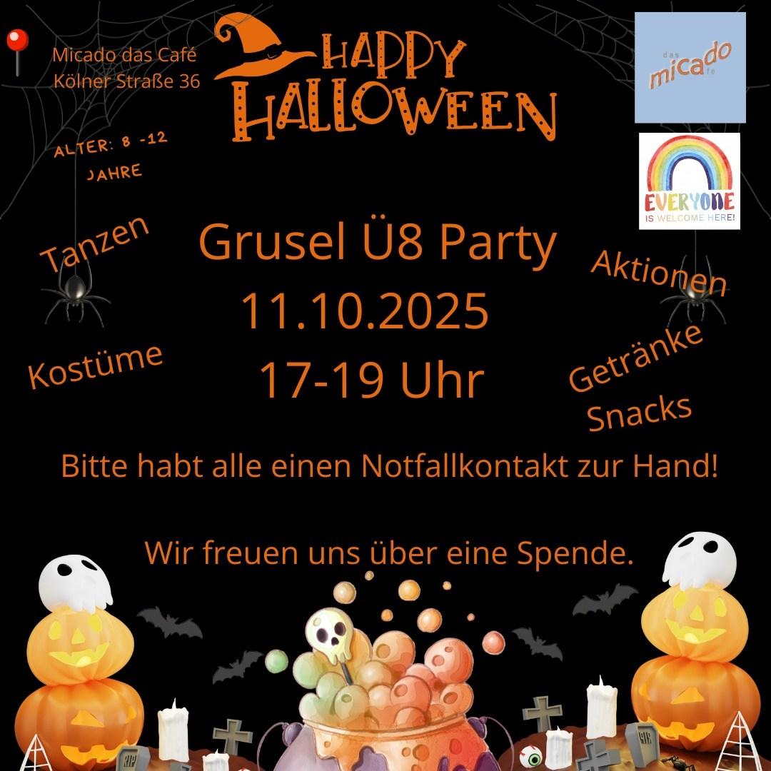 Grusel Ü8 Party am 11.10.2025 im micado - das Café