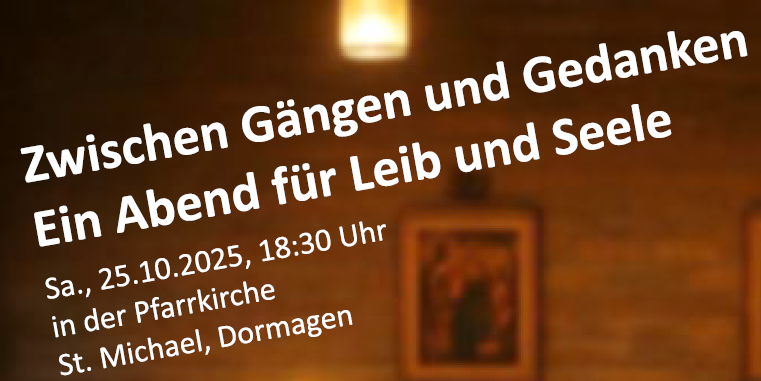 Zwischen Gängen und Gedanken