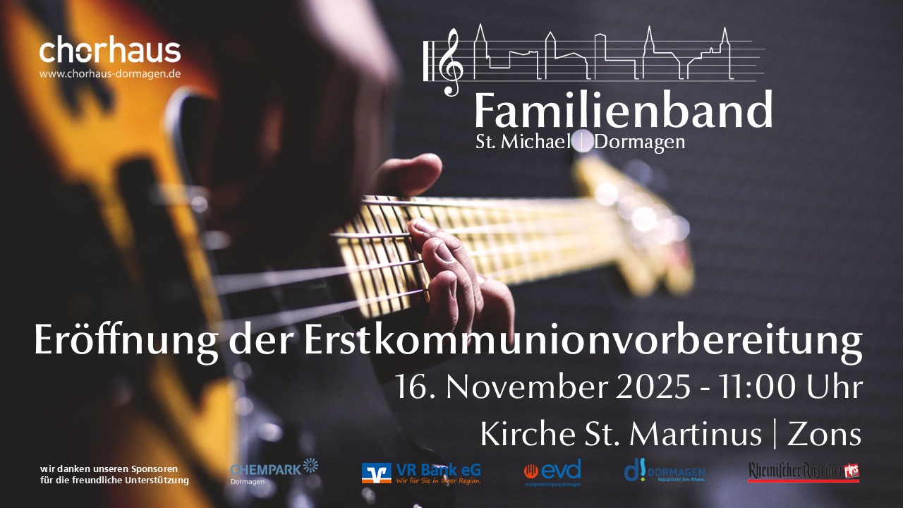 Hl. Messe mit Eröffnung der Erstkommunionvorbereitung in St. Martinus | Zons