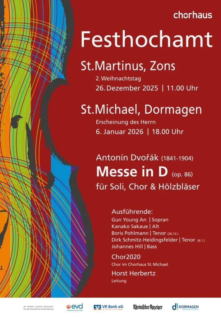 Dvorak-Messe mit Chor2020 am 26.12.2025 und 06.01.2026