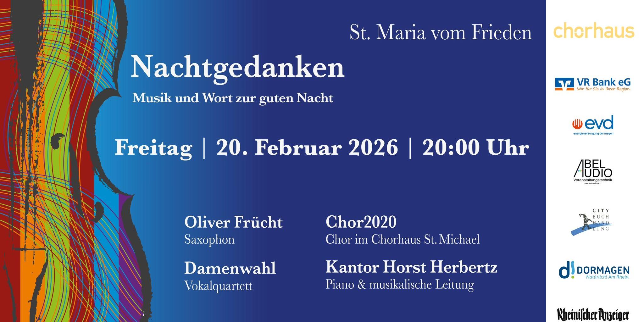 Nachtgedanken - Musik und Wort zur guten Nacht