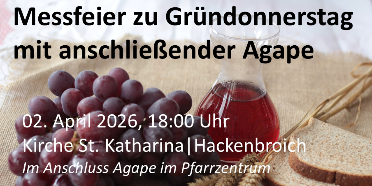 Agapefeier 2026