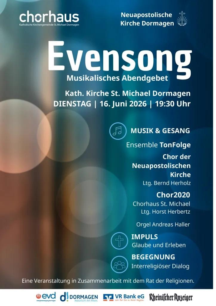 Evensong am 16.06.2026 in der Pfarrkirche St. Michael