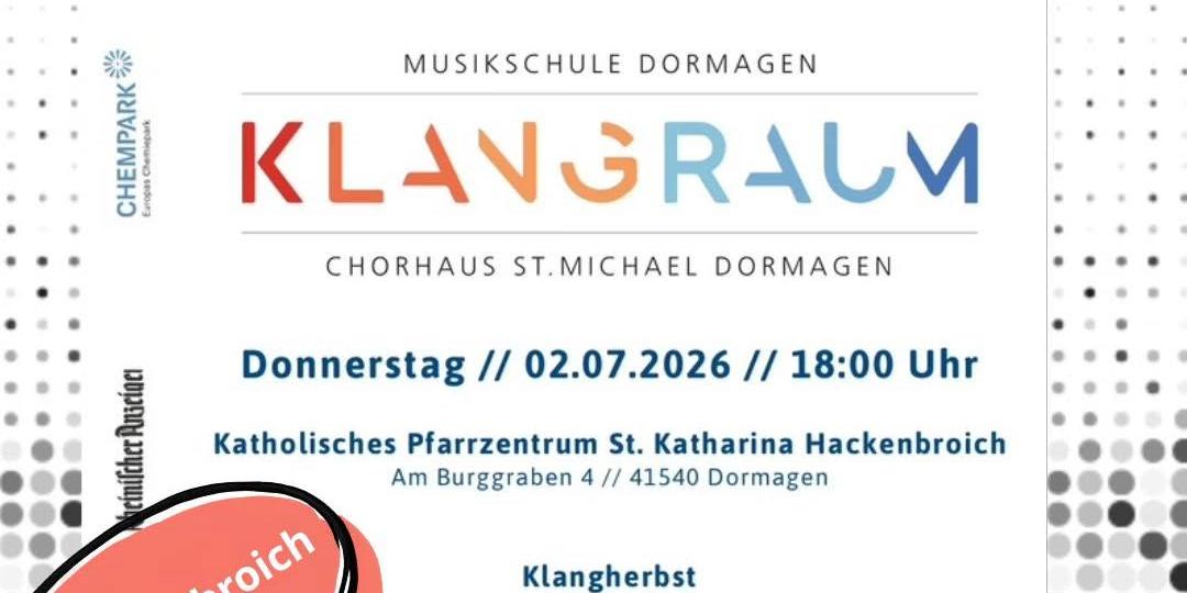 KLANGRAUM Konzert am 02.07.2026