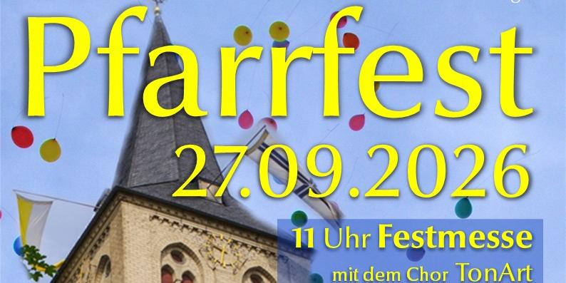 Plakat Pfarrfest 2026