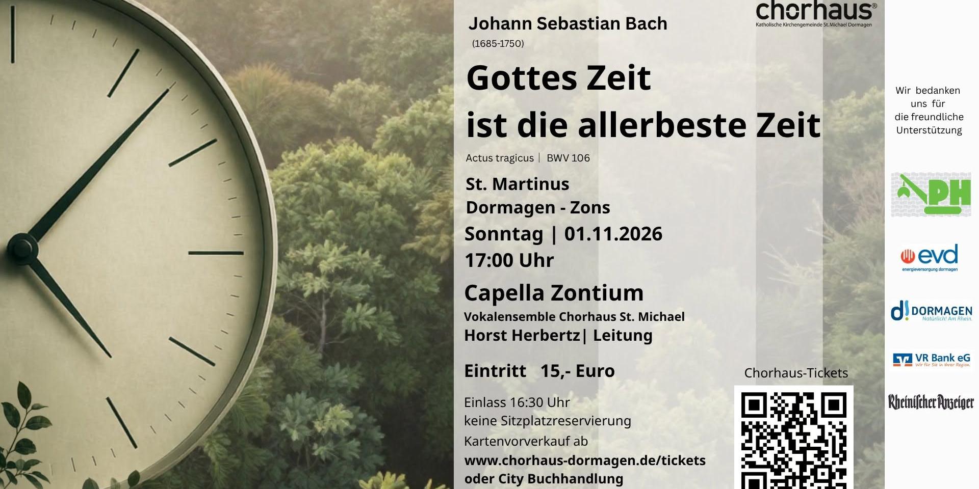 Gottes Zeit ist die allerbeste Zeit