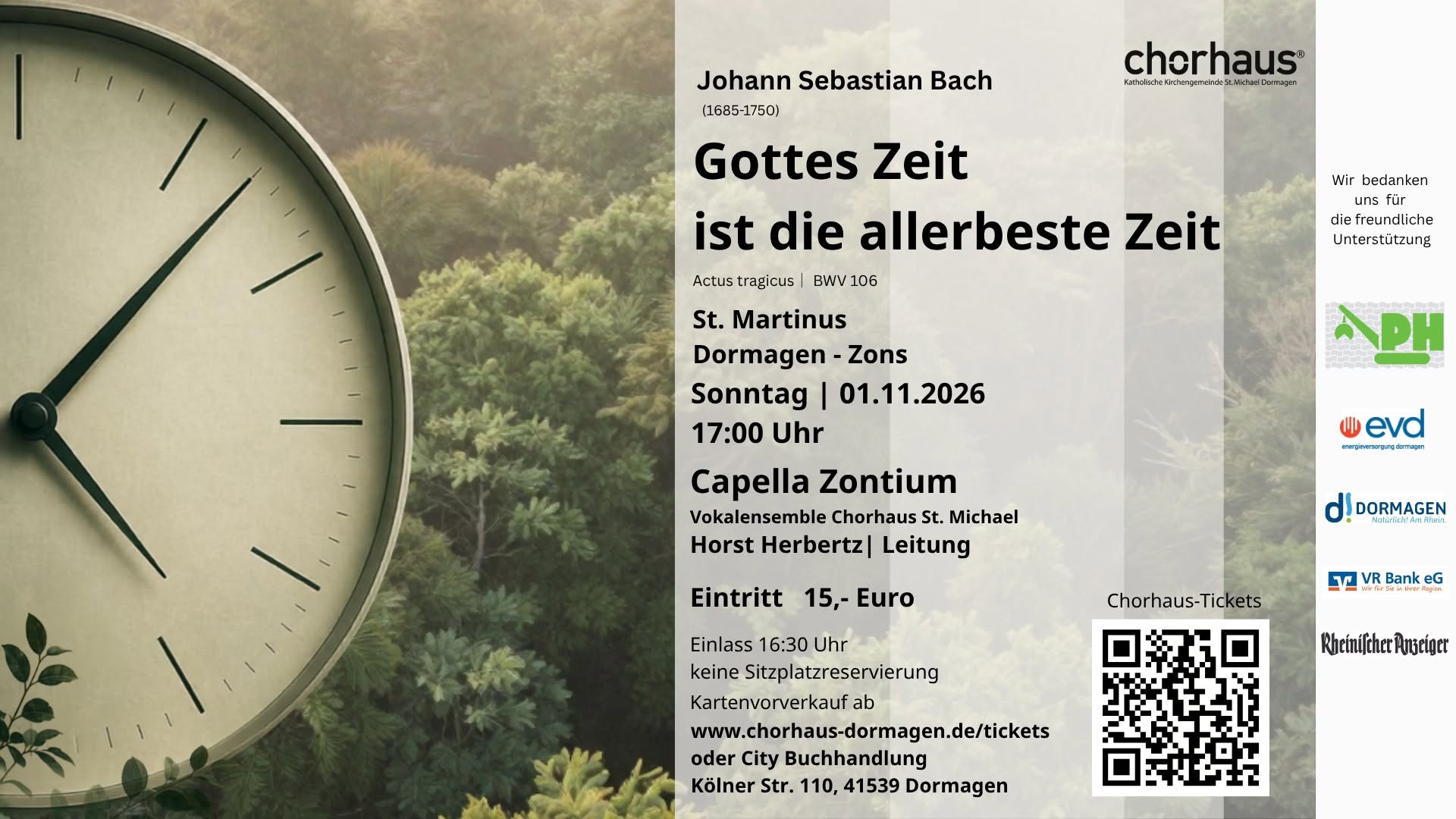 Gottes Zeit ist die allerbeste Zeit