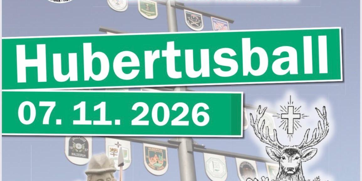 Hubertusball am 07.11.2026