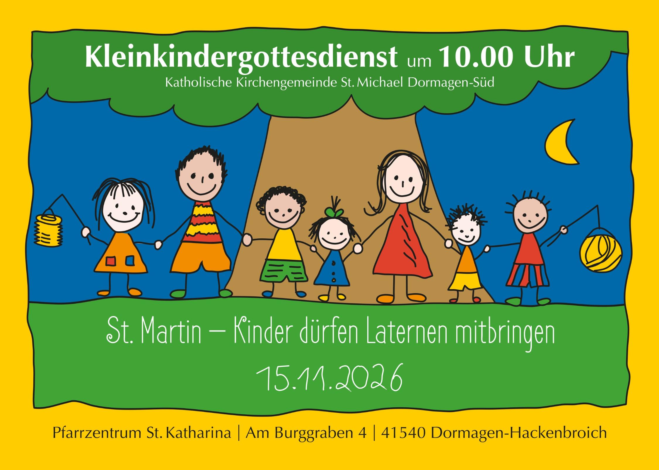 Kleinkindergottesdienst am 15.11.2026
