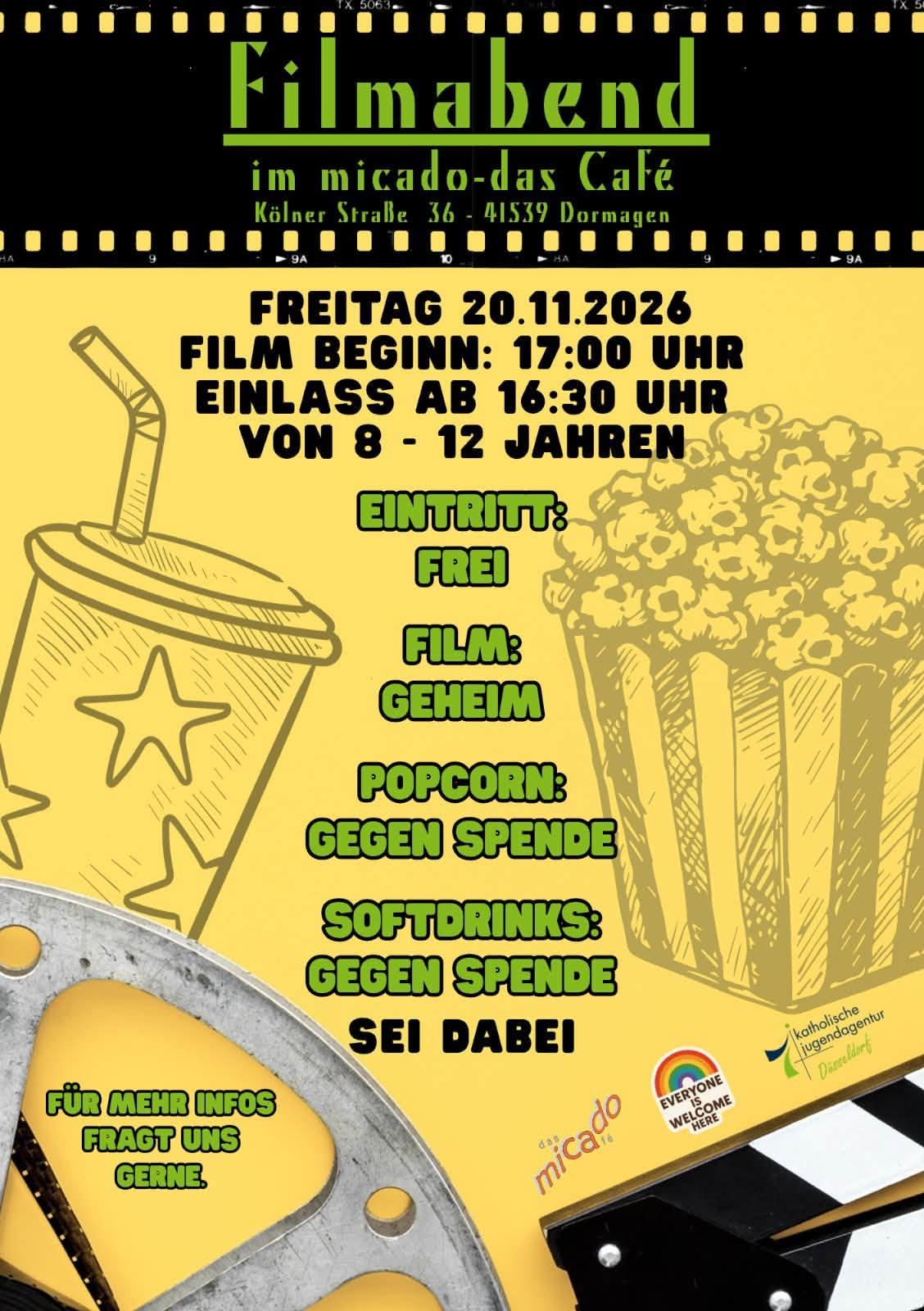 Filmabend im micado - das Café