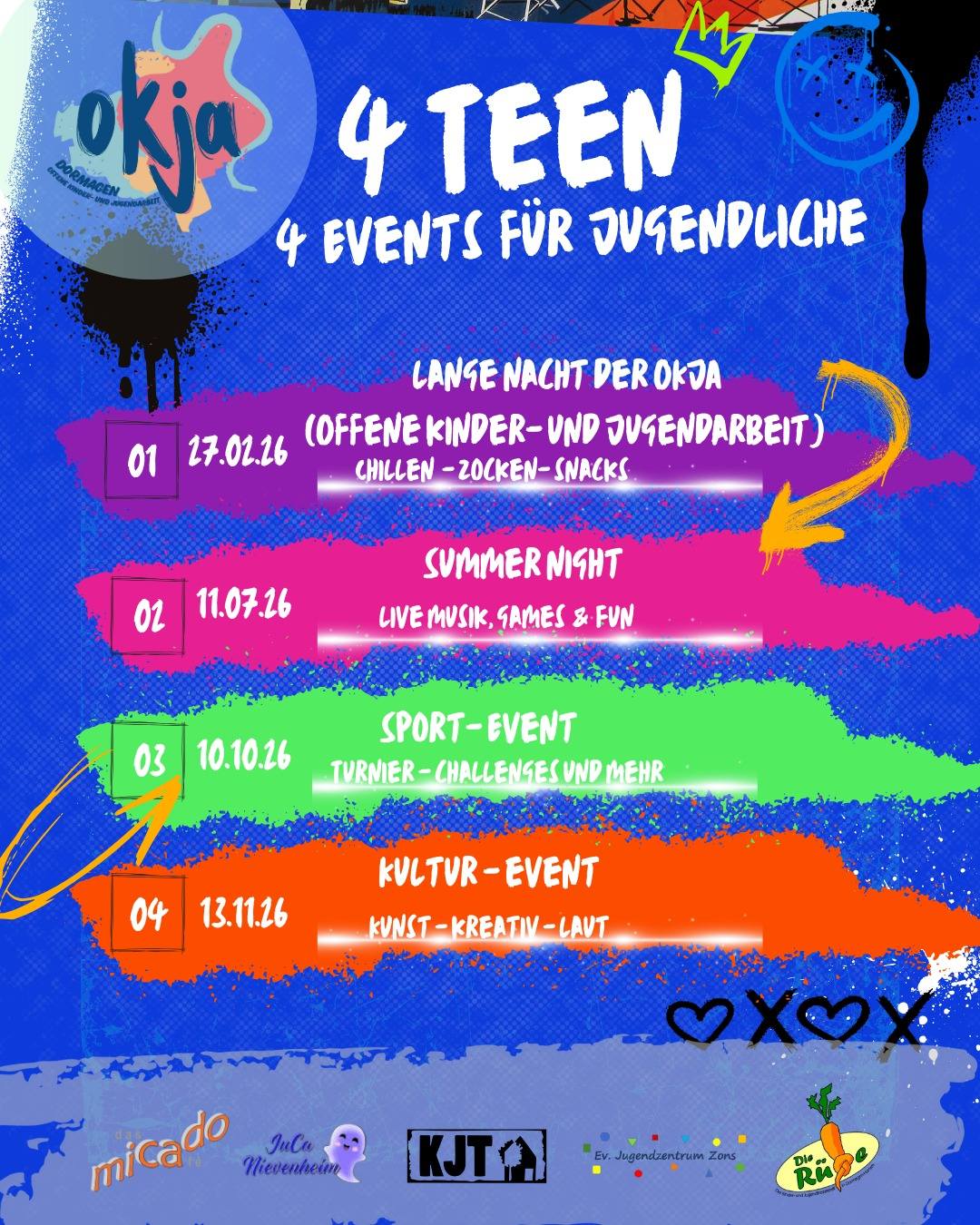 Eventreihe '4 Teens' der OKJA in Dormagen