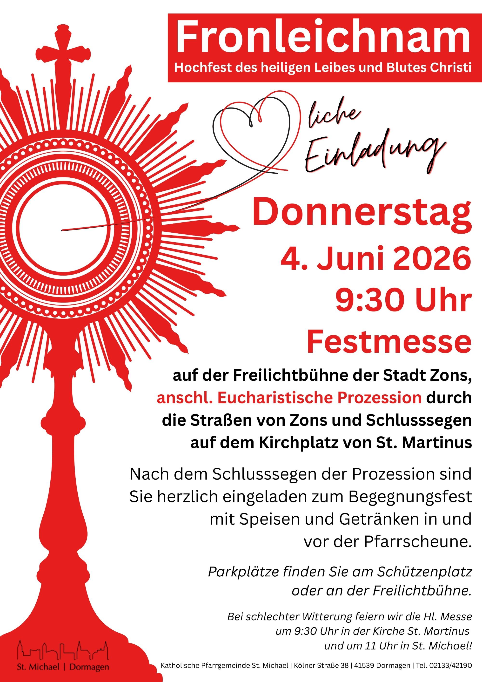 Fronleichnam 2026