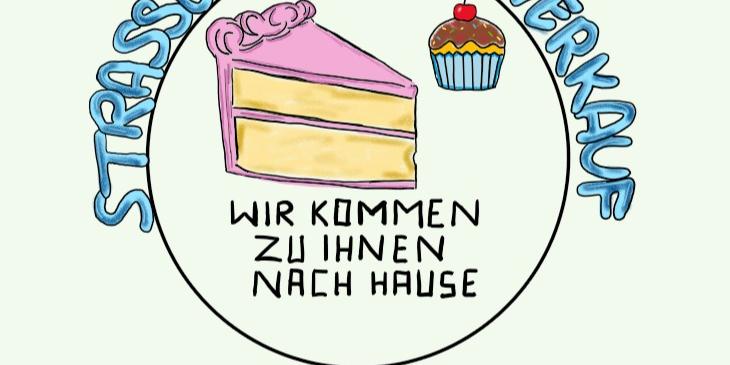 Straßenkuchenverkauf
