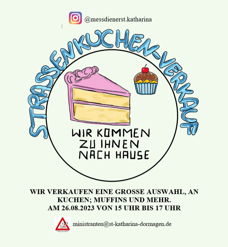 Straßenkuchenverkauf