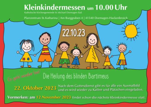 Flyer Kleinkindermessen 2023