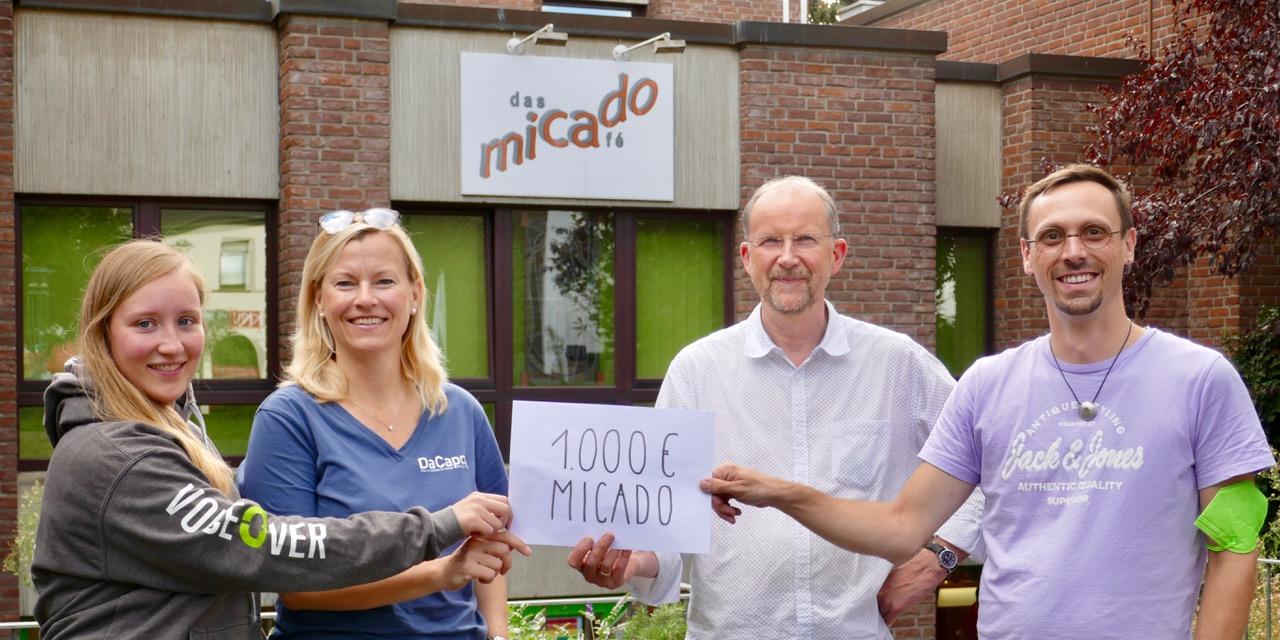Spende an das Micado und den JMD